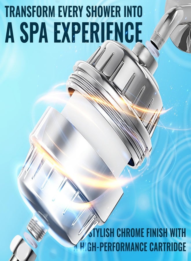 iBELL Abs Tap Filter with 15 Stage Tap Adaptors | Water Softener for Bathroom (Chrome, Metallic Finish), 28 Millimeters - Image 4